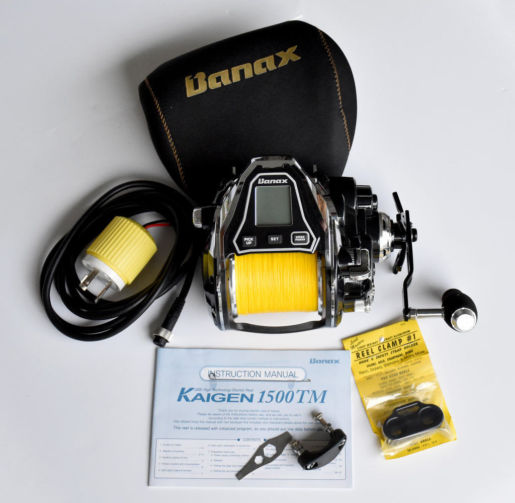 banax fishing reels for sale Kaigen 1500TM Electric Reel quality materials and cutting Banax BMG 603 Aluminum Frame